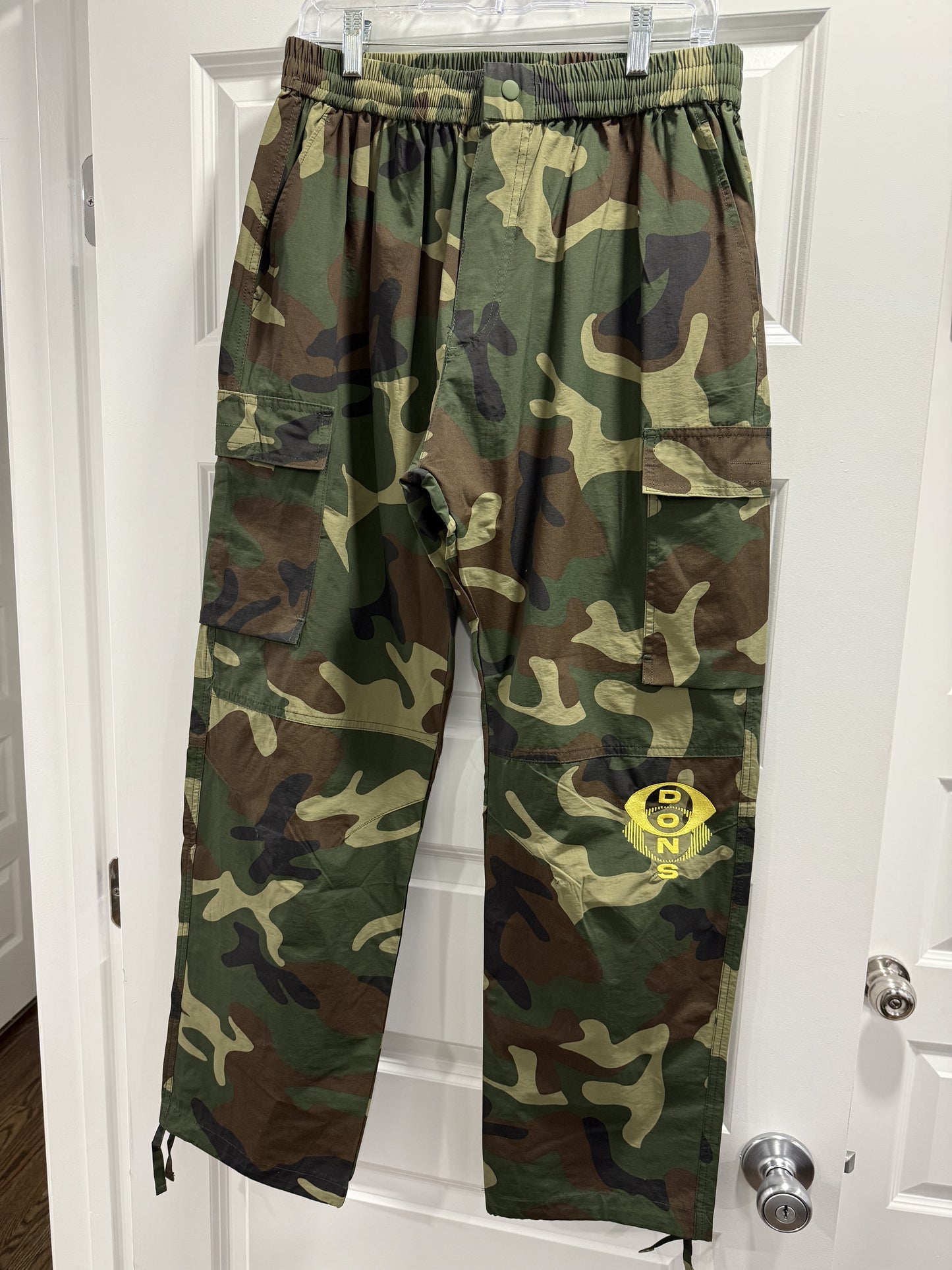 Nylon Camo Cargo Pants